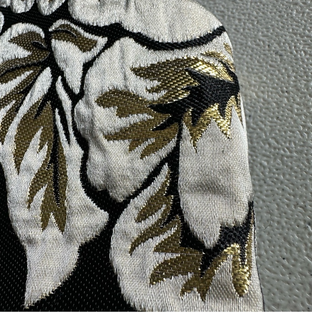 place Girls Sleeveless Black And Gold Metallic dress - Picture 3 of 7